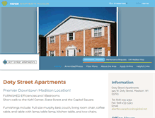 Tablet Screenshot of dotystreetapts.com